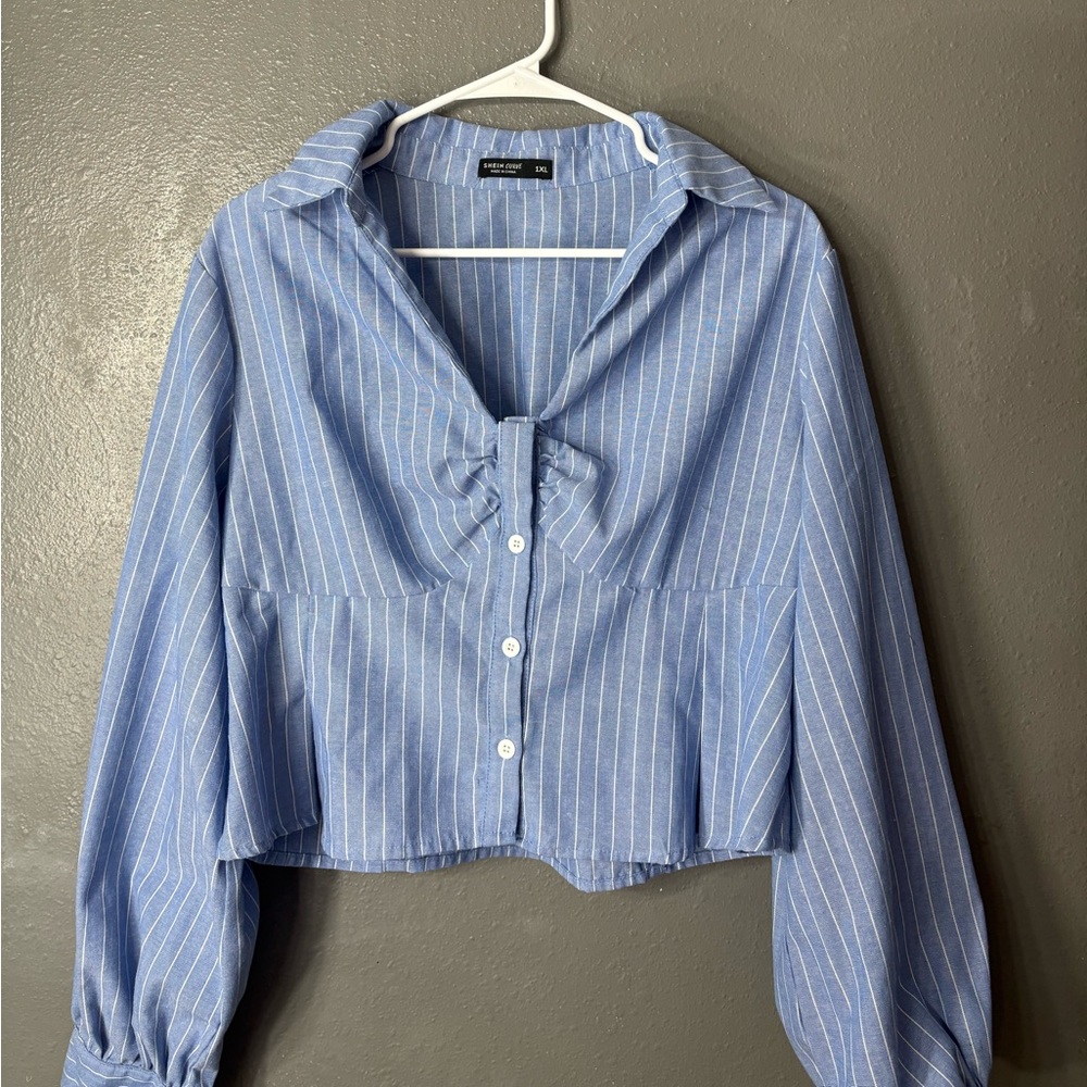 Blue Striped Long Sleeve